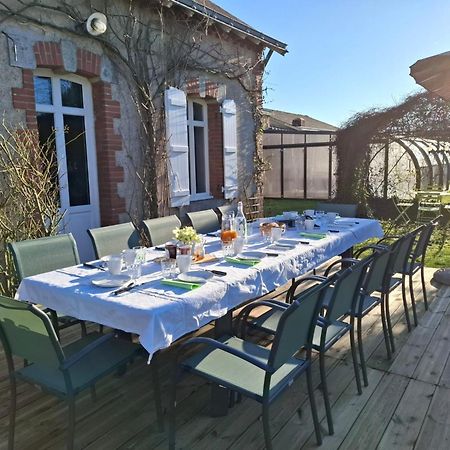 Gite Familial Avec Piscine Chauffee A Lege - Fr-1-306-1296 Exteriör bild